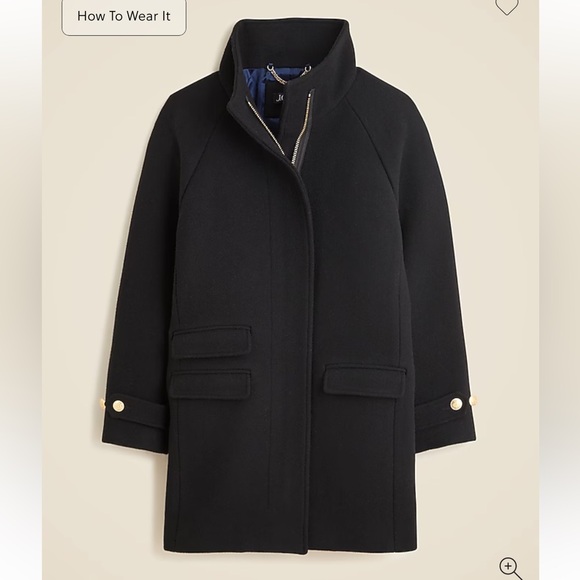 J. Crew Jackets & Blazers - J.CREW *NWT* Nello Gori Toscana coat in Italian stadium-cloth wool blend